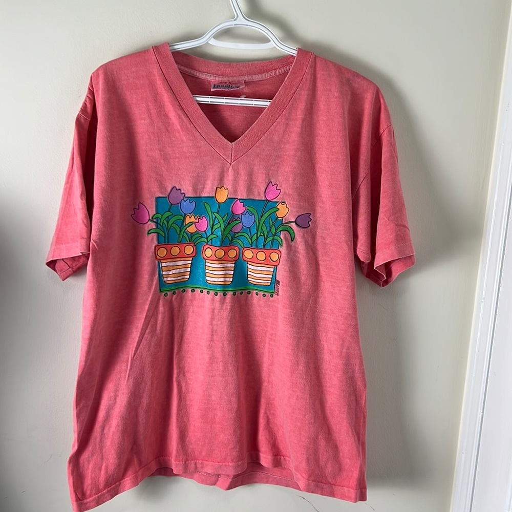 Vintage Fresh Produce Graphic Tee Shirt Size Medium